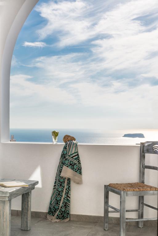 Aspronisi Luxury Villa With Caldera View Megalochori  Pokój zdjęcie