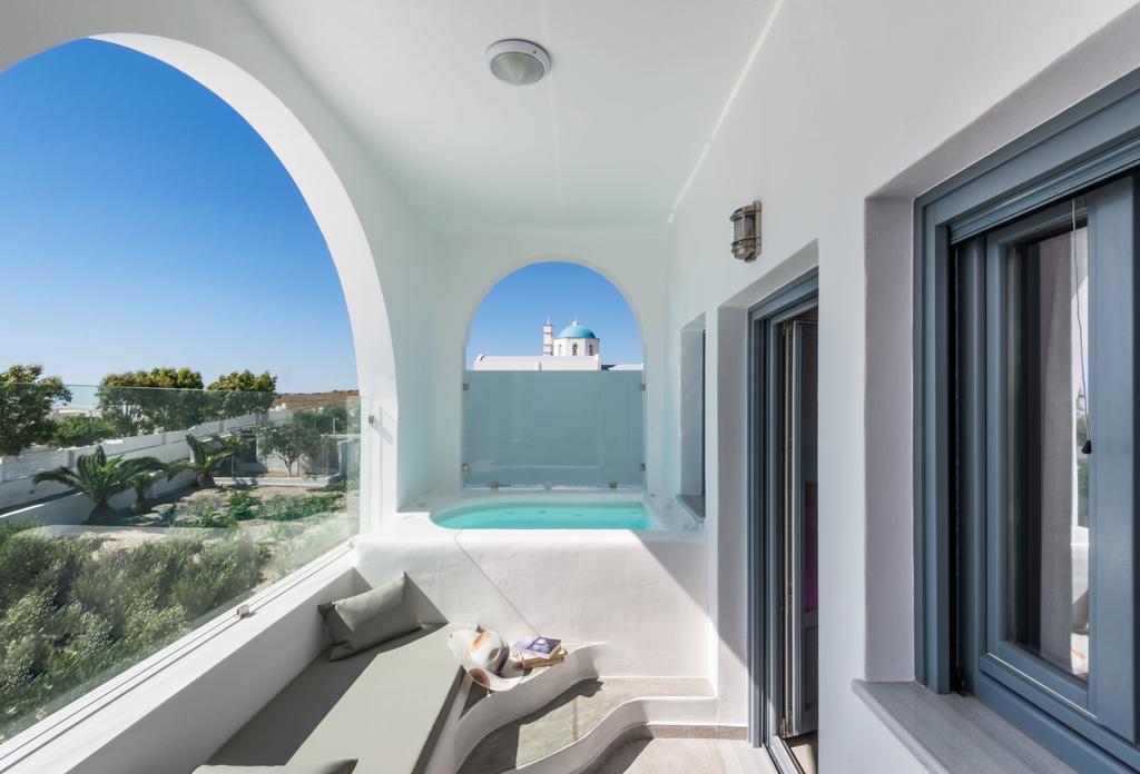 Aspronisi Luxury Villa With Caldera View Megalochori  Pokój zdjęcie